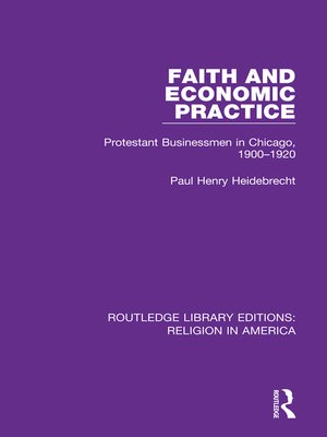 cover image of Faith and Economic Practice